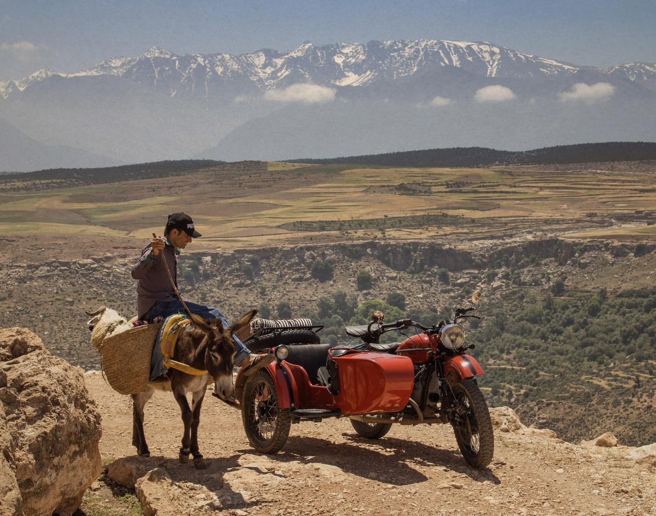 Side Car Tour - Montagne sahara