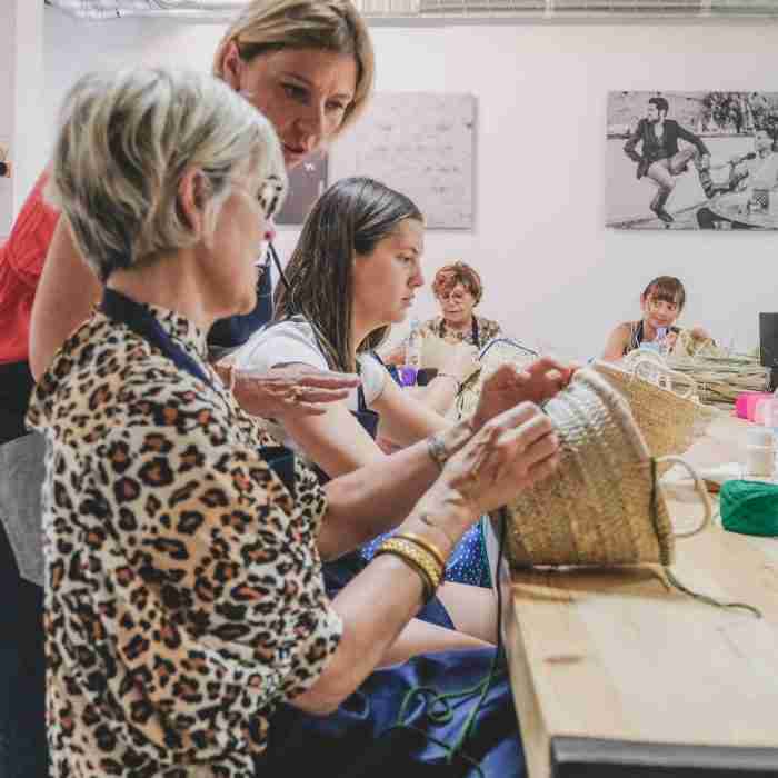 Embroidery Workshop — Custom Basket