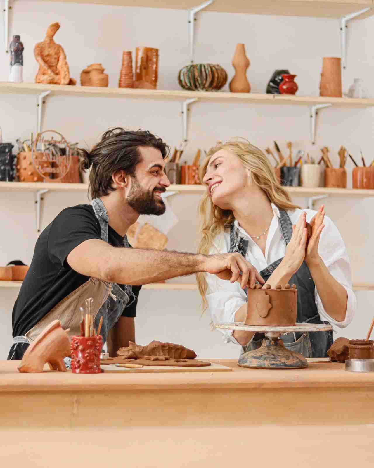 Romantic shooting at the pottery - Montagne sahara