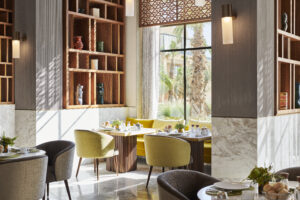 MARPH-LOBBY-TFAYA-RESTAURANT-SET-UP-DINING-BREAKFAST-DETAILS-SCULPTURES-LIGHTS-CHAIRS-MARBLE-RESORT